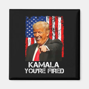 Kamala, du bist gefeuert, lustiger Präsident Trump Magnet