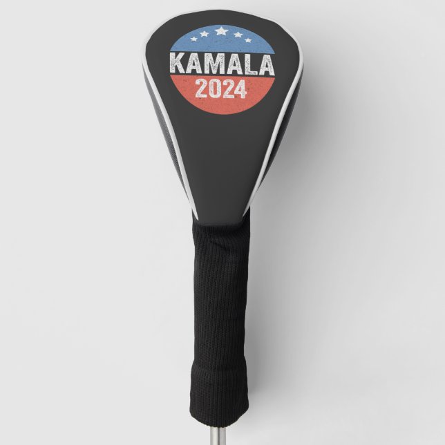Kamala für die Wahl von Präsident Kamala 2024 Golf Headcover (Vorderseite)