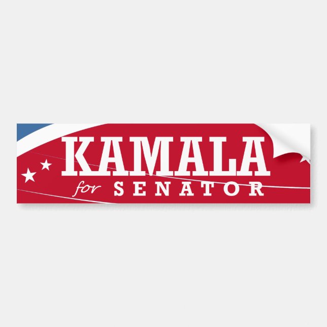 KAMALA FÜR SENATOR AUTOAUFKLEBER (Vorne)