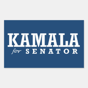 KAMALA FÜR SENATOR RECHTECKIGER AUFKLEBER