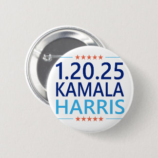 Kamala Harris 1. Frau Präsidentin 1.20.25 Button