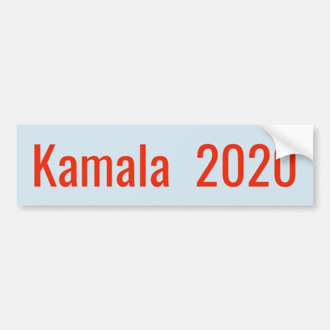 Kamala Harris 2020 Autoaufkleber (Vorne)