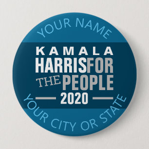 Kamala Harris 2020 für die Leute-Abstimmung Button