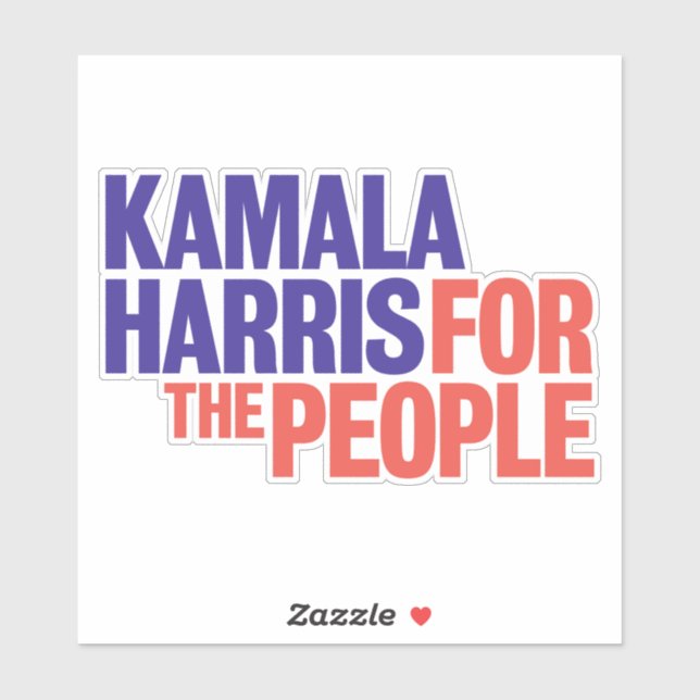 Kamala Harris 2020 Kamala für Präsident Aufkleber (Blatt)