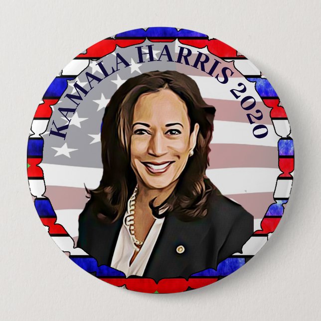 Kamala Harris 2020 Präsidentschaftskandidat Button (Vorderseite)