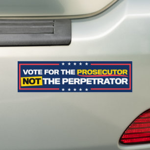 Kamala Harris 2024 Anklägerin, nicht Verfolger Autoaufkleber