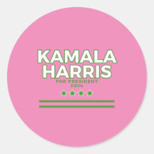 Kamala Harris 2024 Aufkleber für die Präsidentscha