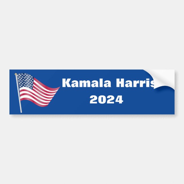 Kamala Harris 2024 Autoaufkleber (Vorne)
