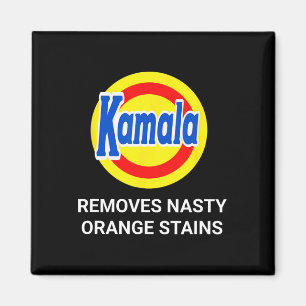 Kamala Harris 2024 entfernt Ekligen Orangenhahn Magnet