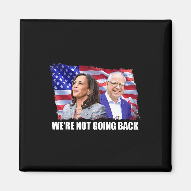 Kamala Harris 2024 Erste weibliche Präsidentin Magnet (Vorne)