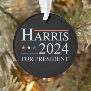 Kamala Harris 2024 für den Präsidenten Ornament