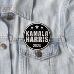 Kamala Harris 2024 für die Präsidentschaftswahl Button<br><div class="desc">Kamala Harris 2024 für die Präsidentschaftswahl Retro Button</div>