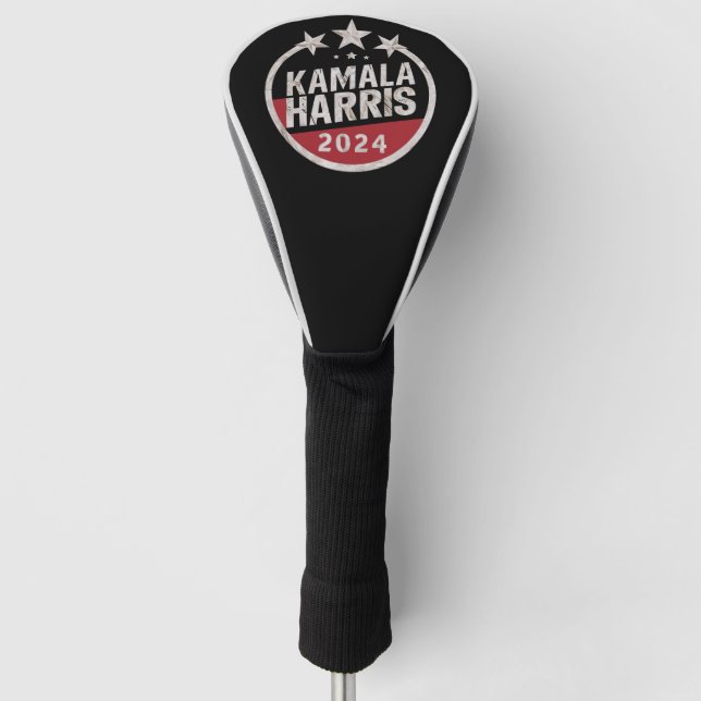 Kamala Harris 2024 für die Präsidentschaftswahl Golf Headcover (Vorderseite)