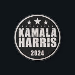 Kamala Harris 2024 für die Präsidentschaftswahl Magnet<br><div class="desc">Kamala Harris 2024 für die Präsidentschaftswahl Retro Button</div>