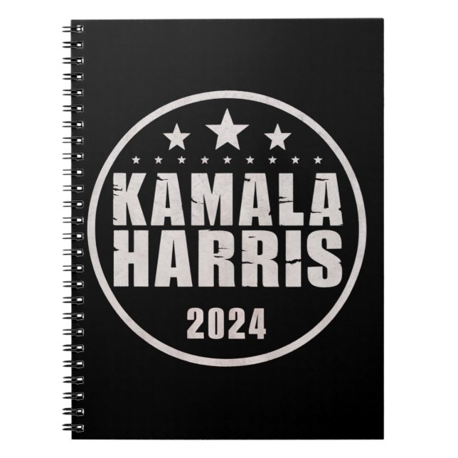 Kamala Harris 2024 für die Präsidentschaftswahl Notizblock (Vorderseite)