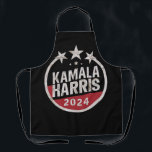 Kamala Harris 2024 für die Präsidentschaftswahl Schürze<br><div class="desc">Kamala Harris 2024 für die Präsidentschaftswahl Retro Button</div>