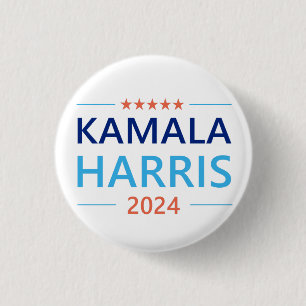 Kamala Harris 2024 für Präsident Button