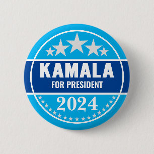 Kamala Harris 2024 für Präsident Button