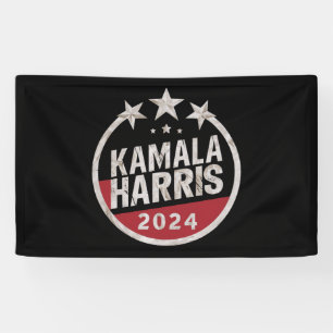 Kamala Harris 2024 Für Präsident Retro-Wahl Banner