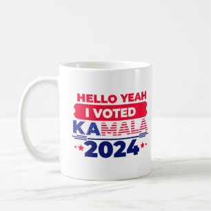 Kamala Harris 2024 für Präsidentschaftskampagne Kaffeetasse