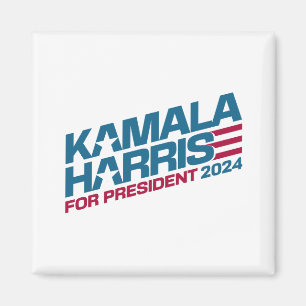 Kamala Harris 2024 für Präsidentschaftswahlkampagn Magnet