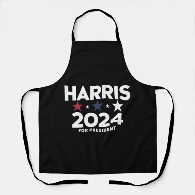 Kamala Harris 2024 für Präsidentschaftswahlkampagn Schürze (Vorderseite)