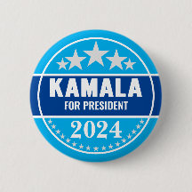Kamala Harris 2024 für President Button