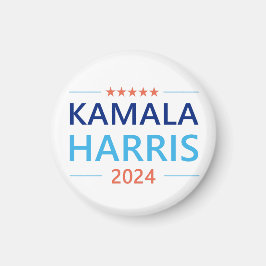 Kamala Harris 2024 für President Button Magnet