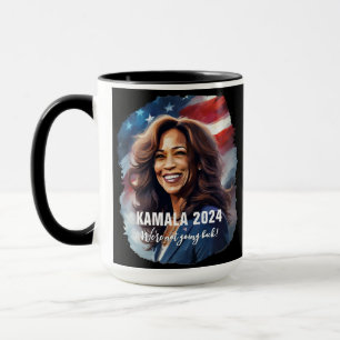 Kamala Harris 2024 geht nicht zurück zum Grafikkar Tasse