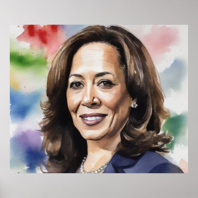 Kamala Harris 2024 ist meine Präsidentin eine schw Poster (Vorne)