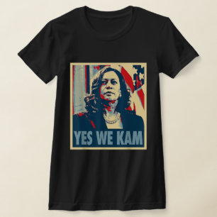 Kamala Harris 2024 Ja wir Kam Madam Harris Lustig T-Shirt