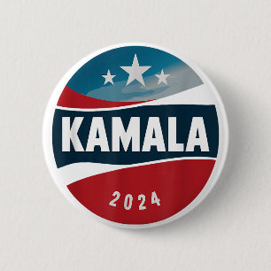 Kamala Harris 2024 Patriotische Präsidenten-Kampag Button