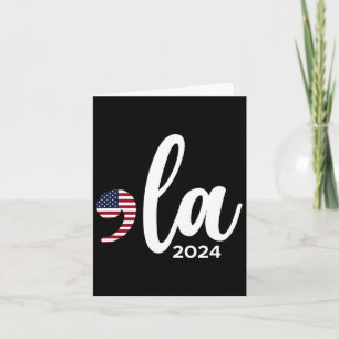 Kamala Harris 2024 Präsident Comma La Funny Karte
