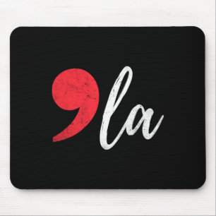 Kamala Harris 2024 Präsident Comma La Funny Mousepad