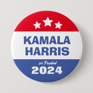 Kamala Harris 2024 Präsident für Volksabstimmung Button