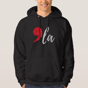 Kamala Harris 2024 Präsident Komma La Lustig Hoodie