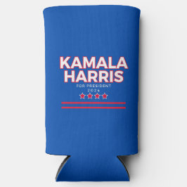 Kamala Harris 2024 Präsidentschaftskampagne Selters Dosenkühler