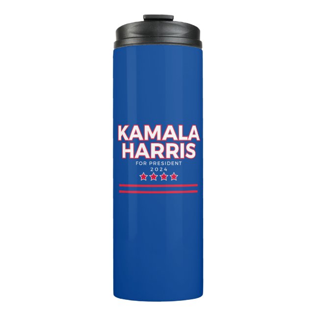 Kamala Harris 2024 Präsidentschaftskampagne Tumble Thermosbecher (Vorderseite)
