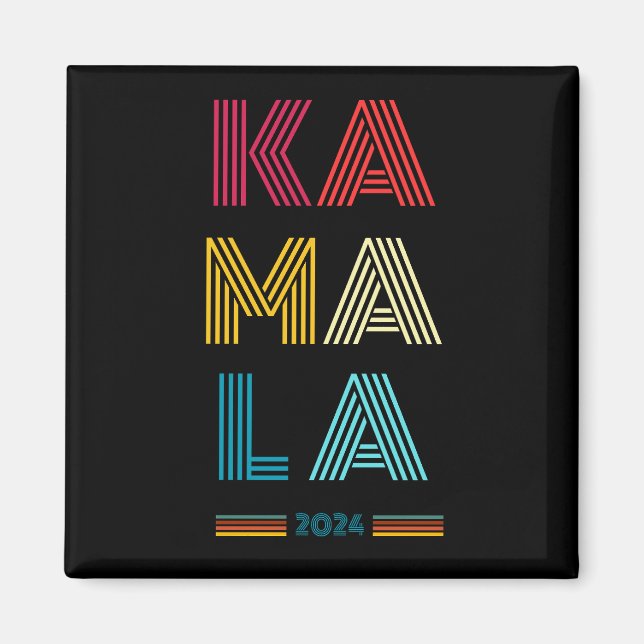 Kamala Harris 2024 Präsidentschaftswahl Magnet (Vorne)