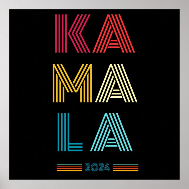 Kamala Harris 2024 Präsidentschaftswahl Poster (Vorne)