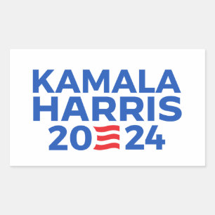 Kamala Harris 2024 Rechteckiger Aufkleber