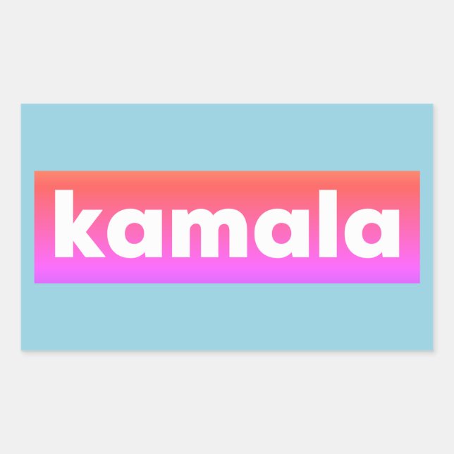 Kamala Harris 2024 Rechteckiger Aufkleber (Vorderseite)
