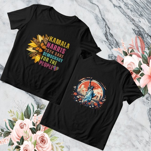 Kamala Harris 2024 Rette T - Shirt für Demokratie (Von Creator hochgeladen)