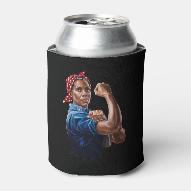 Kamala Harris 2024 Rosie The Riveter Childless Cat Dosenkühler (Kanne Vorderseite)