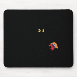 Kamala Harris 2024 Sieg Schwarze Katze Vs Elefant Mousepad
