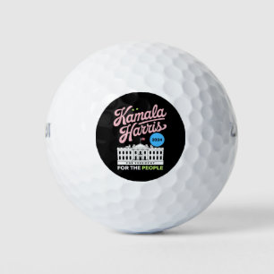 Kamala Harris 2024 Sozialdemokratenstimmen Blau Golfball