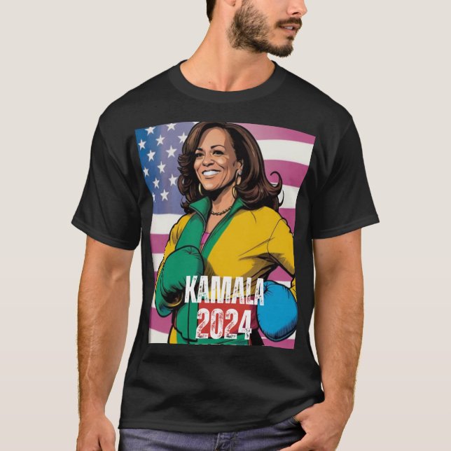 KAMALA HARRIS 2024 T-Shirt (Vorderseite)