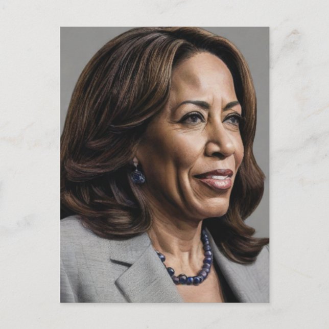 Kamala Harris 2024 VP to President Black Women Sis Postkarte (Vorderseite)