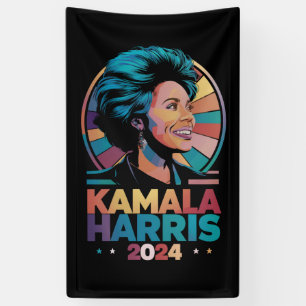 Kamala Harris 2024 Wählen Sie Präsident Kamala Wah Banner