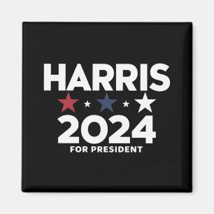 Kamala Harris 2024 Wahlkampf für die Präsidentscha Magnet
